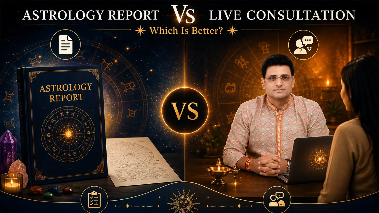 Astrology Report vs Live Consultation